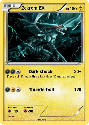 Pokemon Zekrom EX