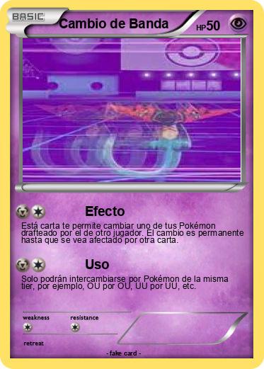 Pokemon Cambio de Banda