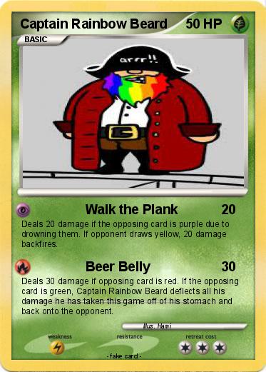 Pokemon Captain Rainbow Beard