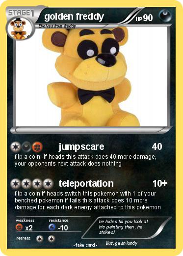 Pokemon golden freddy