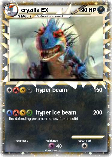 Pokemon cryzilla EX