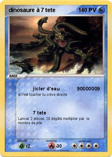 Pokemon dinosaure à 7 tete