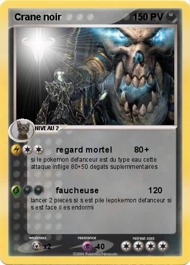 Pokemon Crane noir