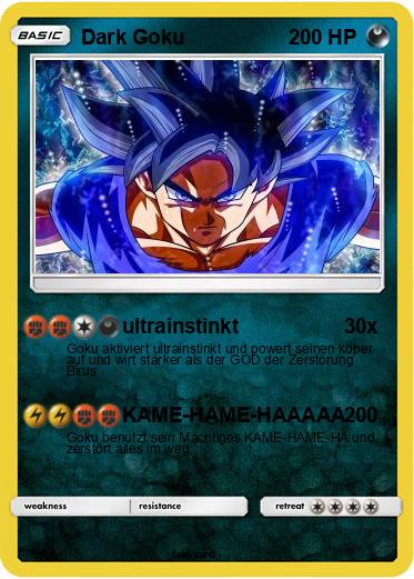 Pokemon Dark Goku