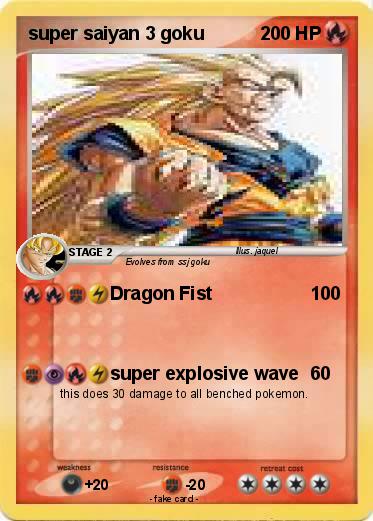 Pokemon super saiyan 3 goku