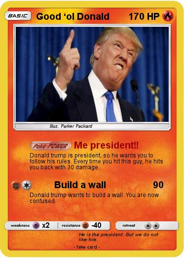 Pokemon Good ‘ol Donald