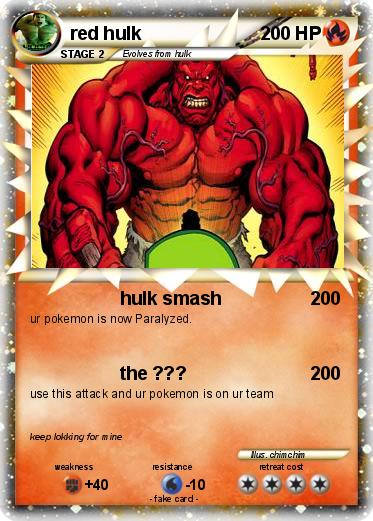 Pokemon red hulk