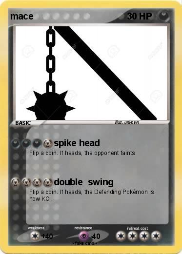Pokemon mace