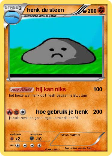 Pokemon henk de steen