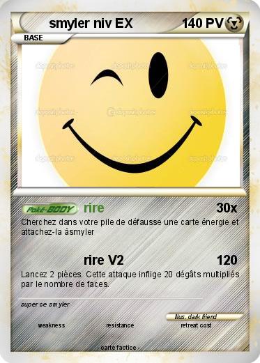 Pokemon smyler niv EX