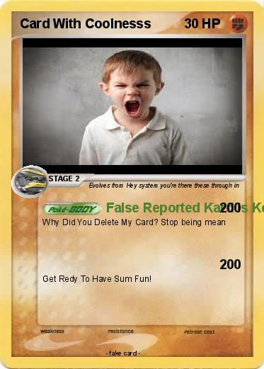 Pokemon Card With Coolnesss