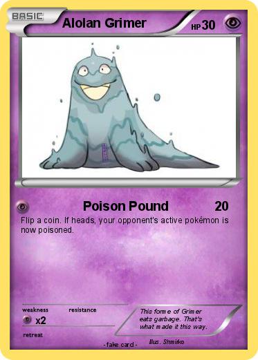 Pokemon Alolan Grimer