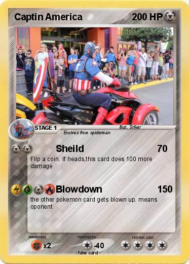 Pokemon Captin America