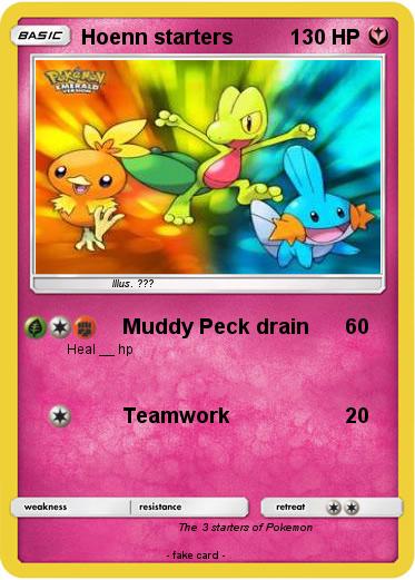 Pokemon Hoenn starters