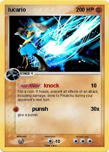Pokemon lucario