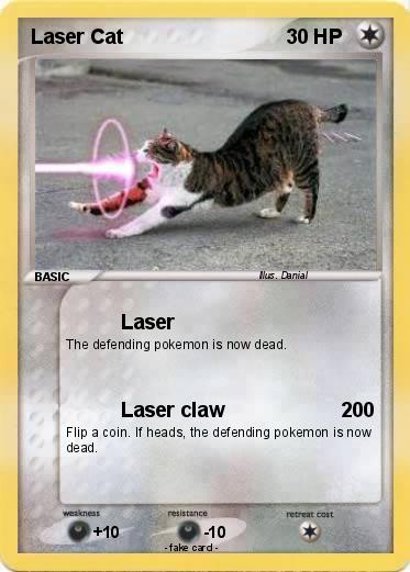 Pokemon Laser Cat