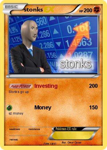 Pokemon stonks