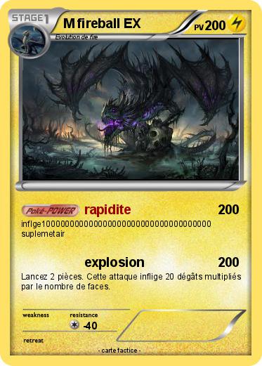 Pokemon M fireball EX