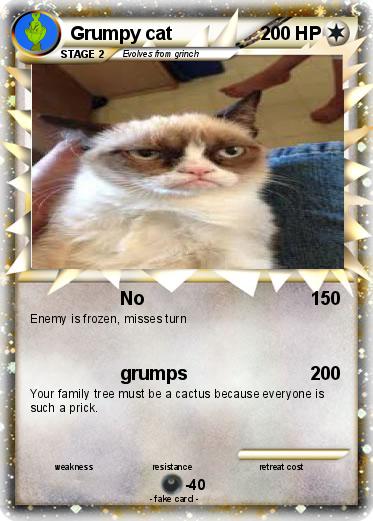 Pokemon Grumpy cat