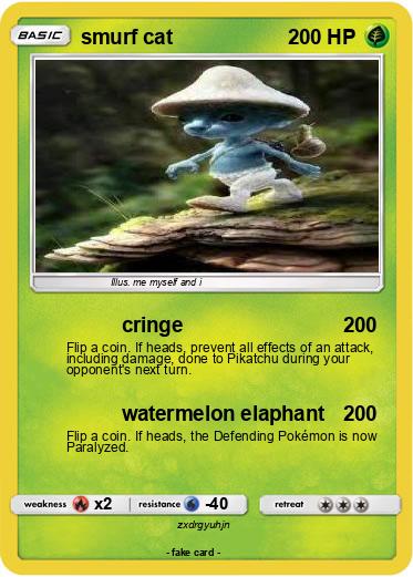 Pokemon smurf cat