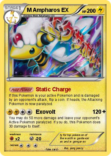 Pokemon M Ampharos EX