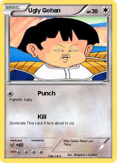 Pokemon Ugly Gohan