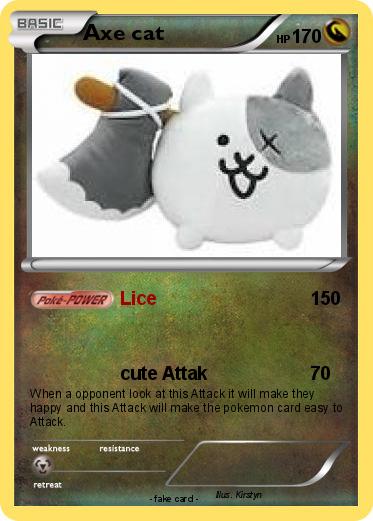 Pokemon Axe cat