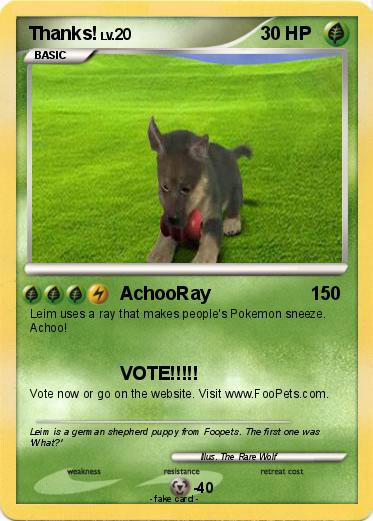 Pokemon Thanks!