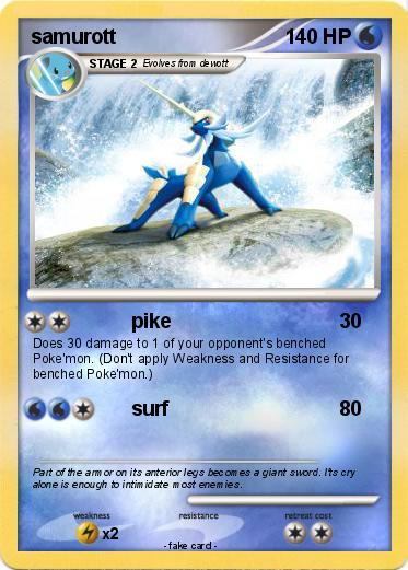 Pokemon samurott
