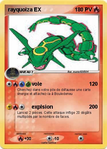 Pokemon rayquoiza EX