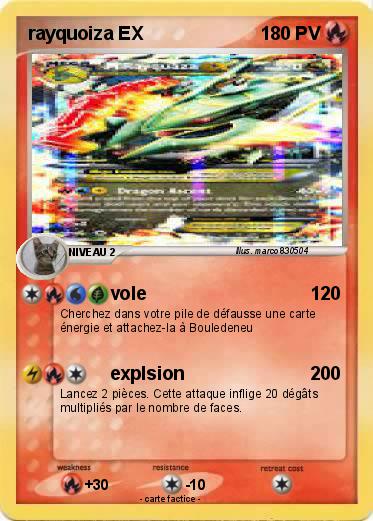 Pokemon rayquoiza EX