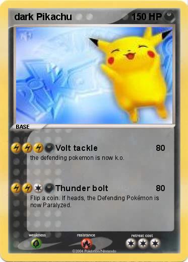 Pokemon dark Pikachu