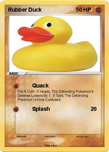 Pokemon Rubber Duck