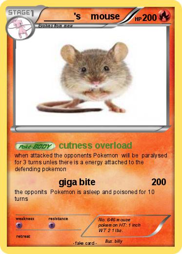 Pokemon ______'s    mouse