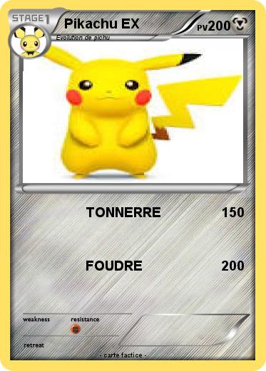 Pokemon Pikachu EX