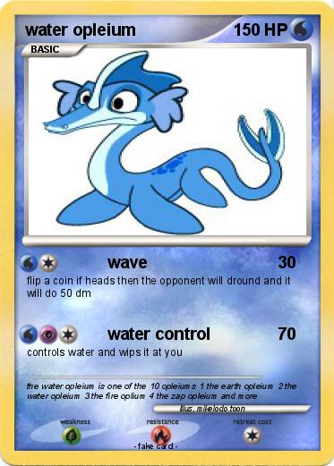 Pokemon water opleium