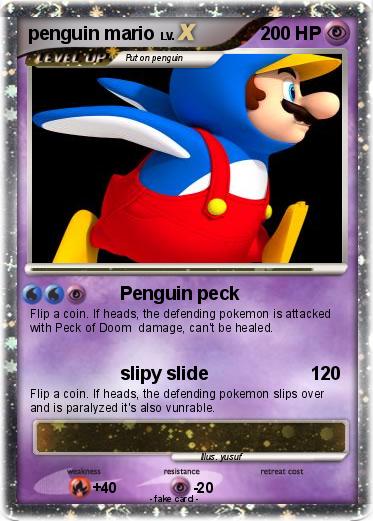 Pokemon penguin mario