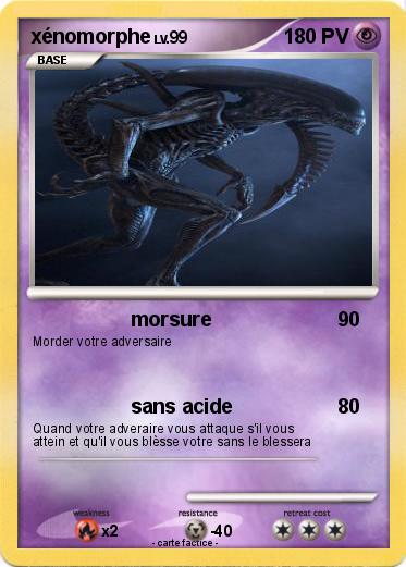Pokemon xénomorphe