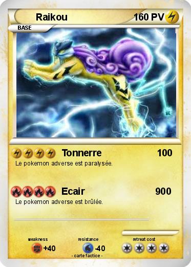 Pokemon Raikou