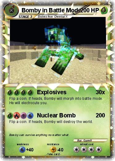 Pokemon Bomby in Battle Mode