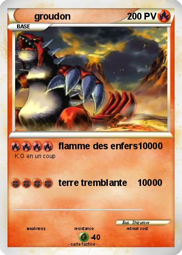 Pokemon groudon