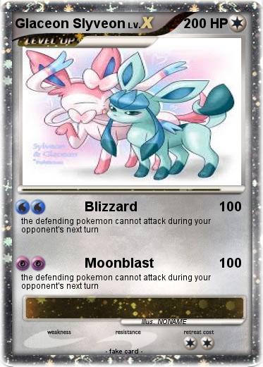 Pokemon Glaceon Slyveon