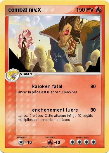 Pokemon combat niv.X