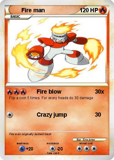 Pokemon Fire man