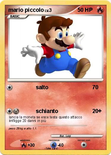 Pokemon mario piccolo