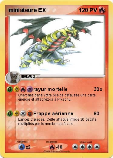 Pokemon miniateure EX