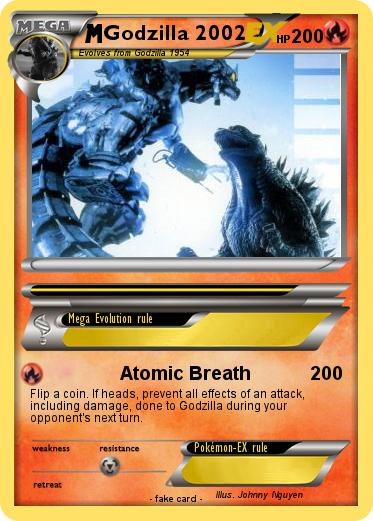 Pokemon Godzilla 2002