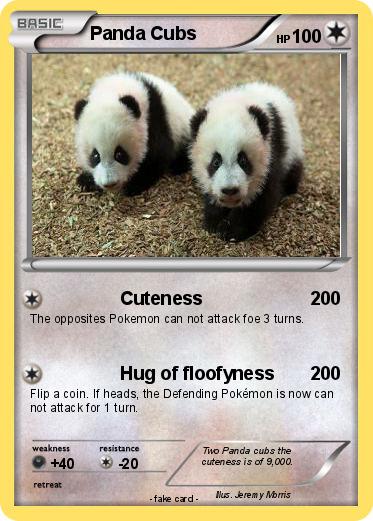 Pokemon Panda Cubs