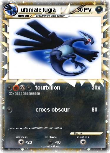 Pokemon ultimate lugia