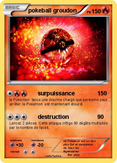Pokemon pokeball groudon